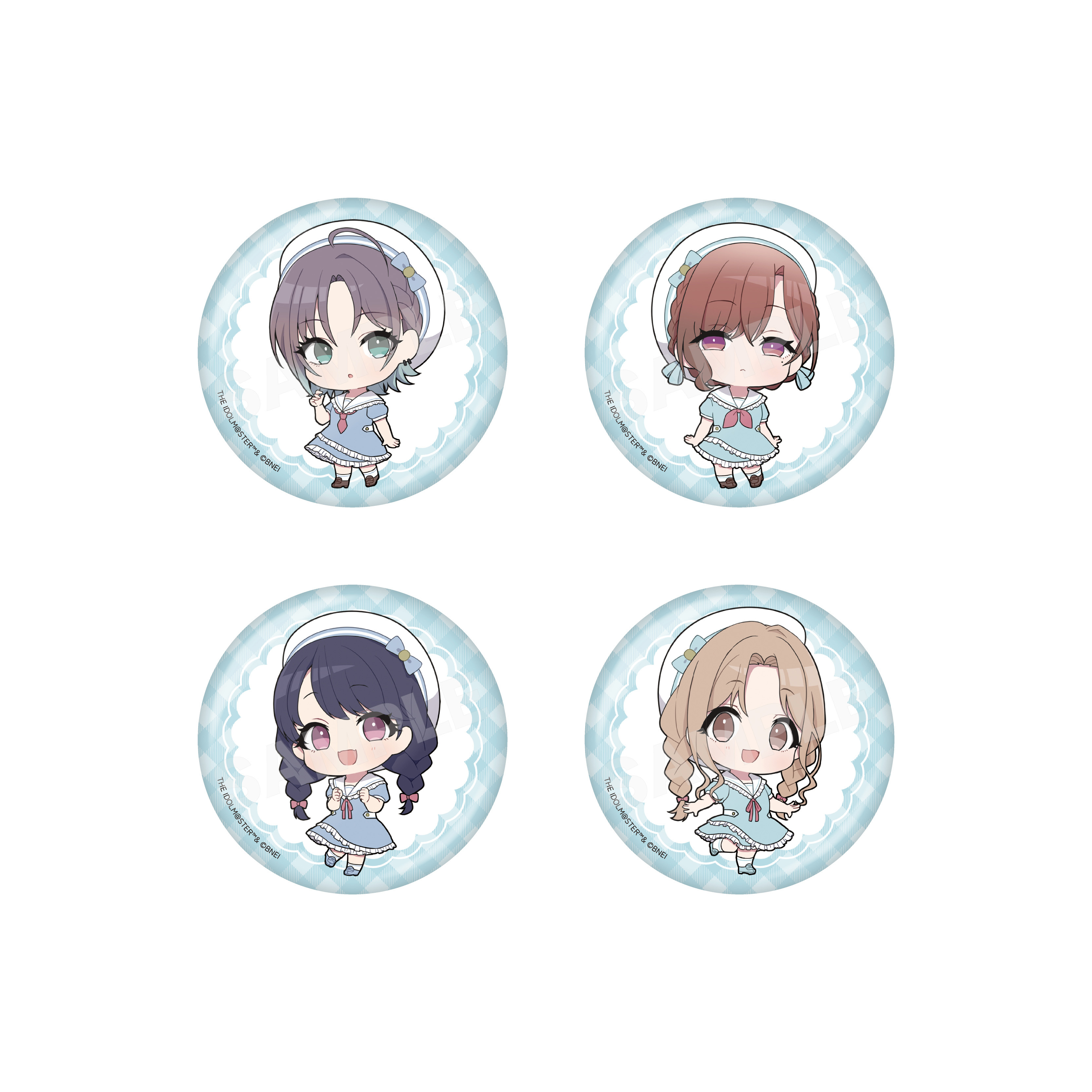 「ACG.GO」「預購」CS.FRONT《偶像大師 閃耀色彩》收藏襟章 01 Box C (整盒9入)
