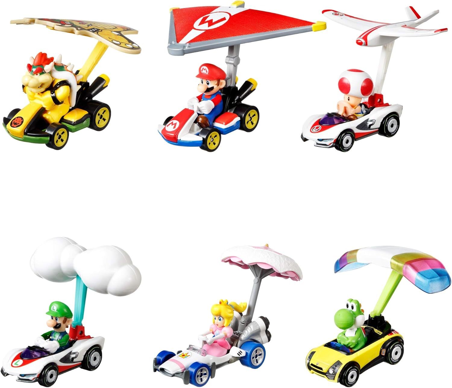 風火輪Mario Kart合金車系列-滑翔翼 (隨機出貨)