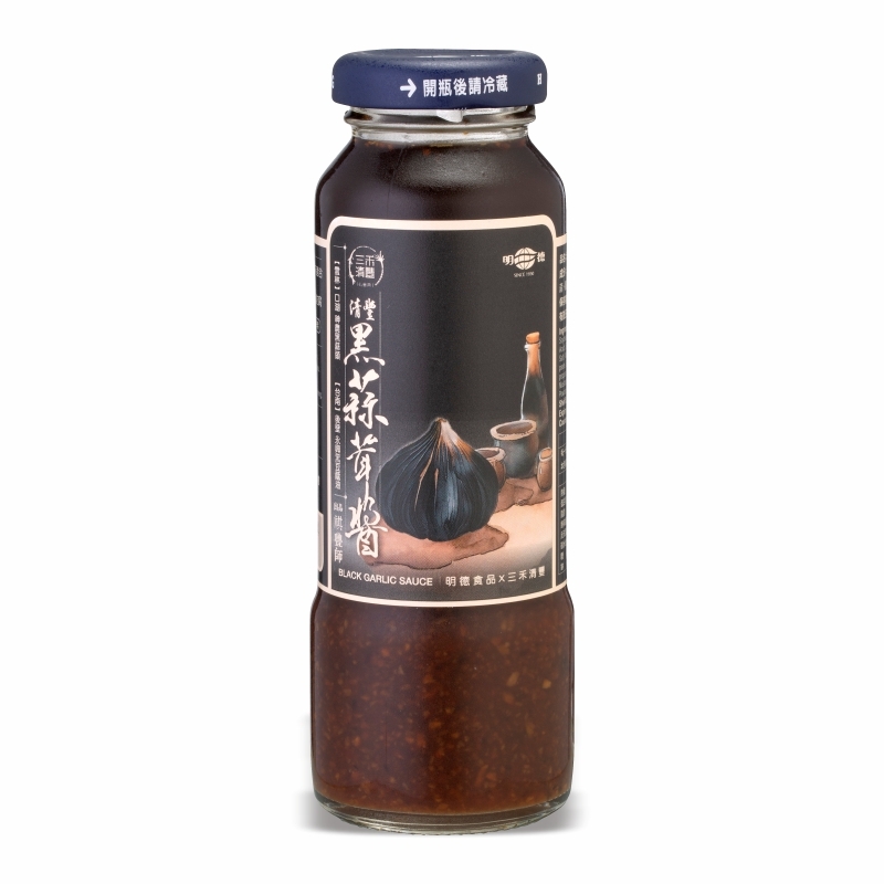 清豐黑蒜茸醬 240g | 米其林推薦餐廳臺菜沾醬！臺菜詩人林祺豐聯手南台灣名產大作