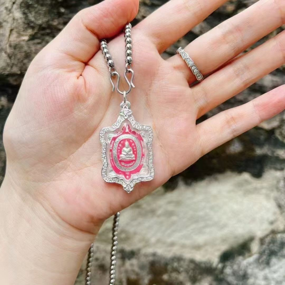 0624AC23-THAILAND-ACCS-龍婆柳粉招財龜（A23）