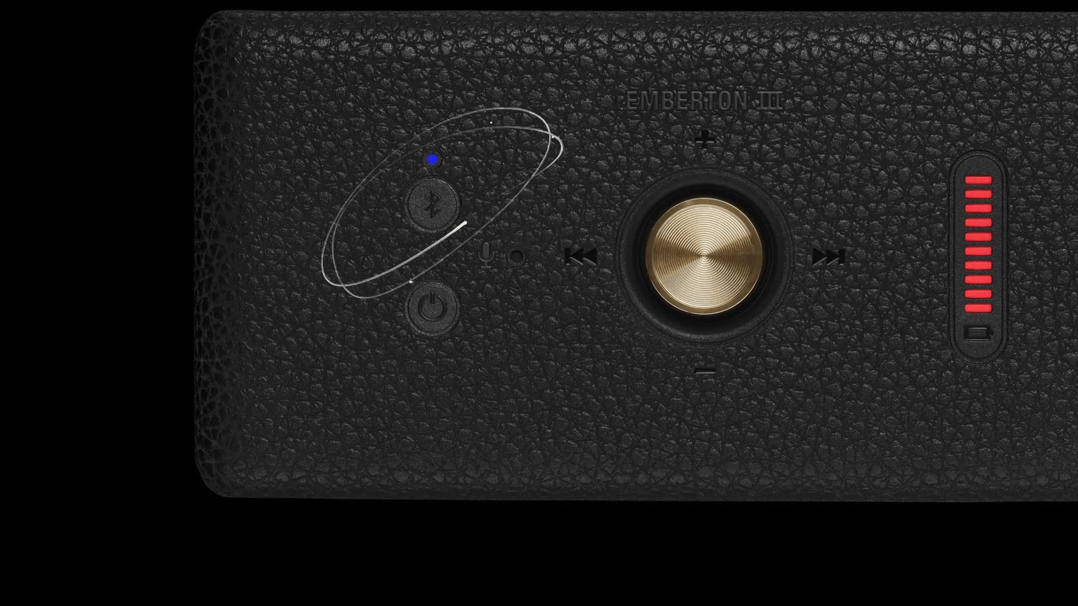 Bluetooth LE Audio-ready We don’t want anything to get in the way of your music, so Emberton III is built to be Bluetooth LE Audio-ready. This future-proof technology will open a new world of audio sharing possibilities with Auracast™.