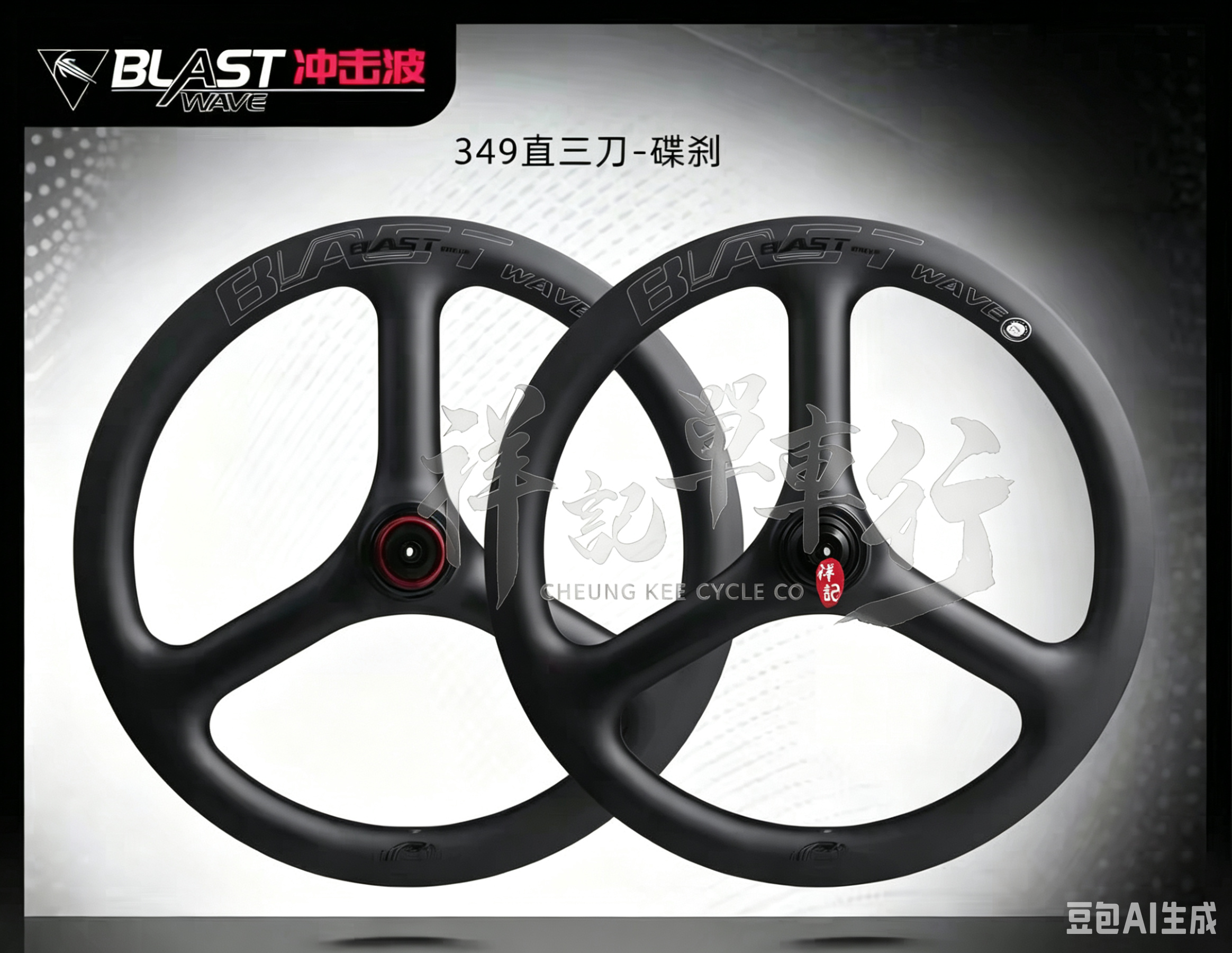 blast wave 3-spoke carbonwheelset  (JAVA-NEO)
