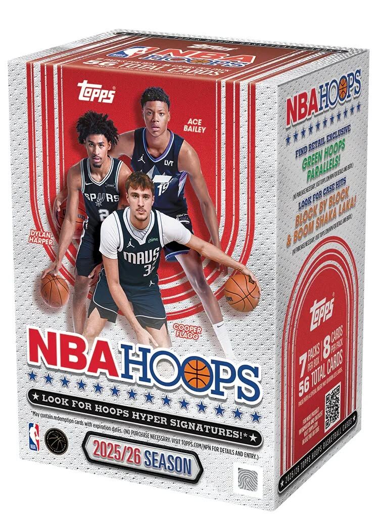 2025-26 Hoops Basketball - Value Box