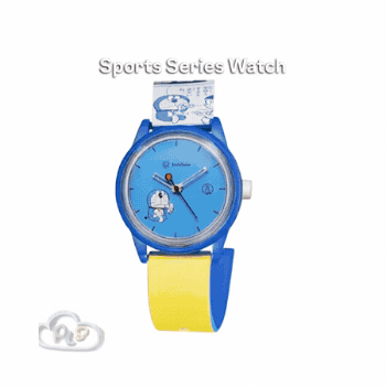 現貨 Q&Q SmileSolar 藍色款腕錶  多啦A夢 DORAEMON STORE 限定  #40185-1