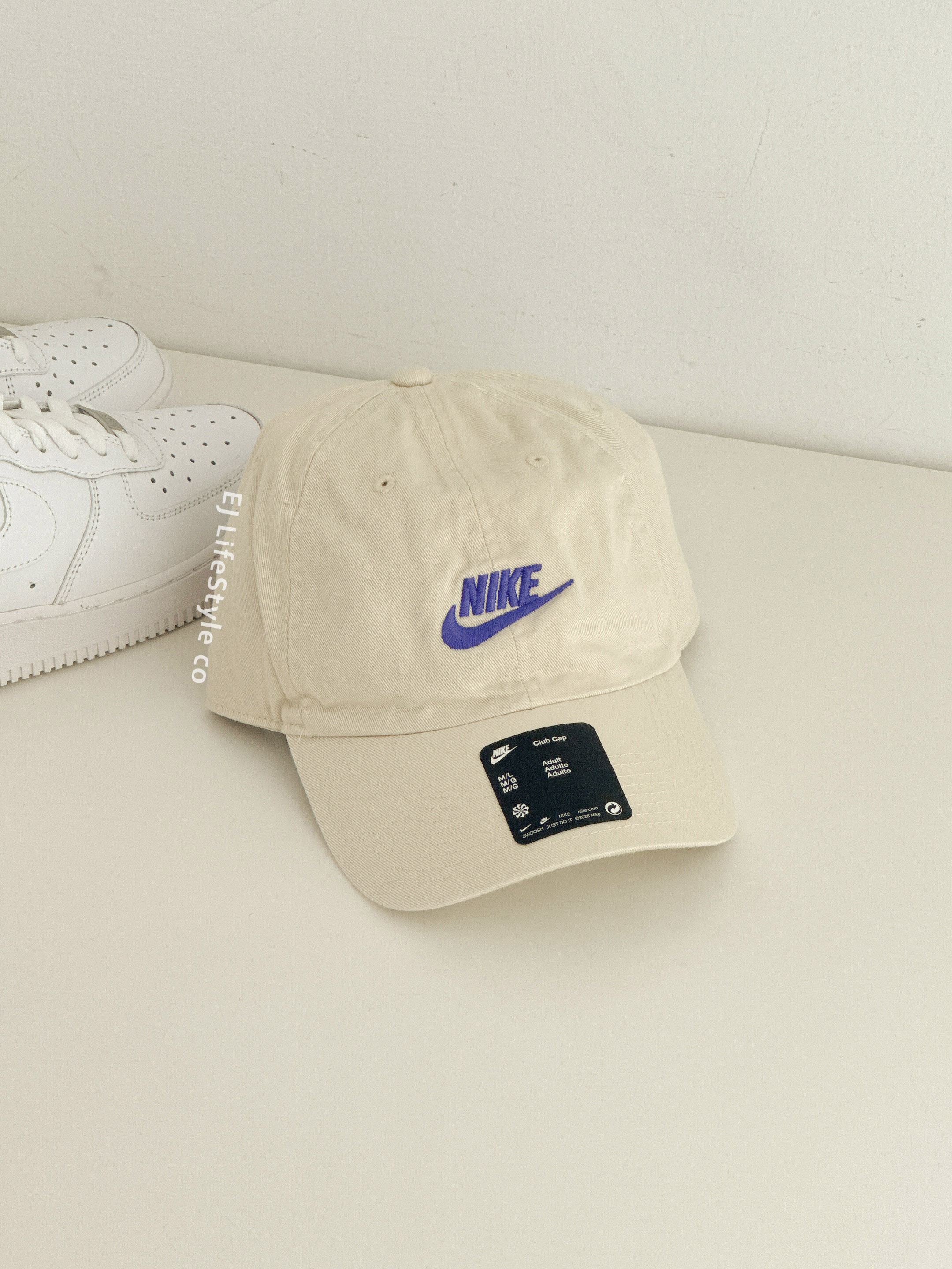 NIKE CLUB 水洗 刺繡 老帽 棒球帽 FB5368-229 / 現貨