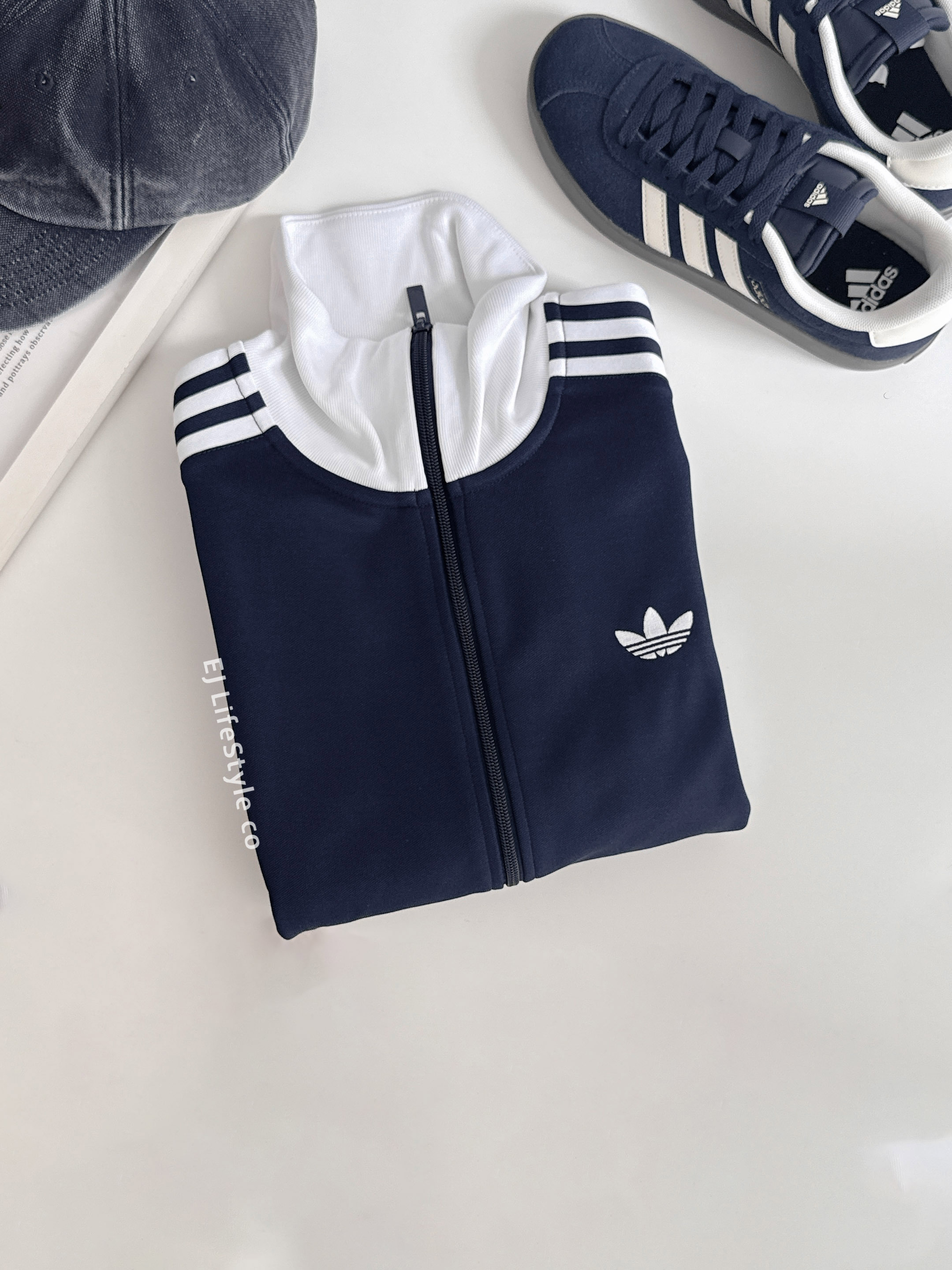ADIDAS BECKENBAUER TT 三線 三葉草 黑白 男款 KE3526 / 現貨