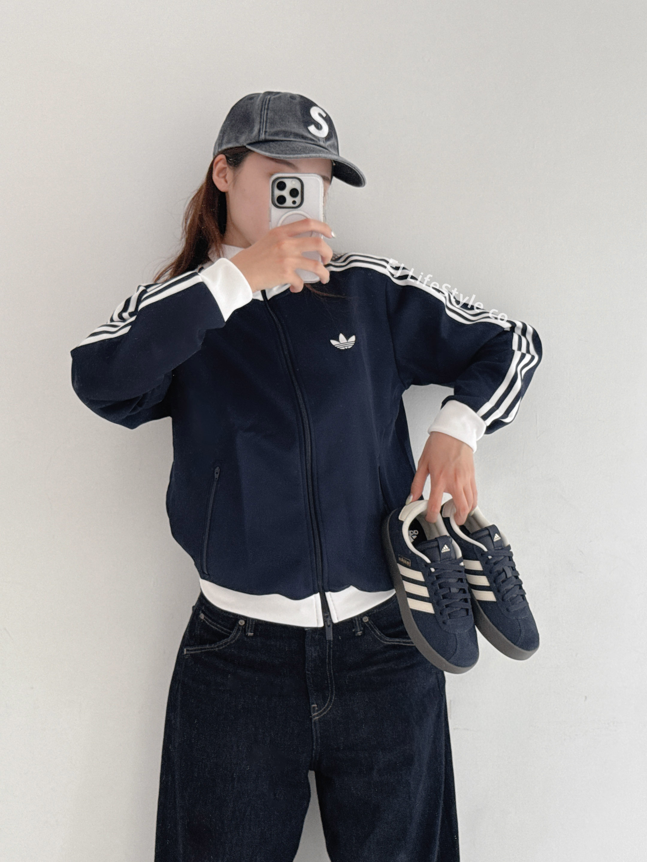 ADIDAS BECKENBAUER TT 三線 三葉草 黑白 男款 KE3526 / 現貨