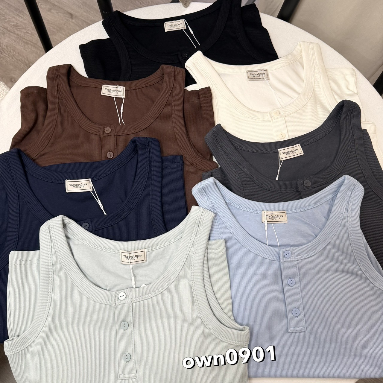 【OWN】The Craft Crew 日本 最新款 抗UV 涼感 鈕扣 無袖 背心 26SS 日系 新品 女款