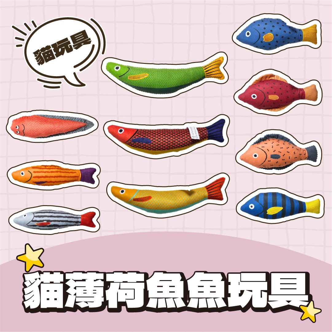 Paipet｜貓薄荷魚魚玩具