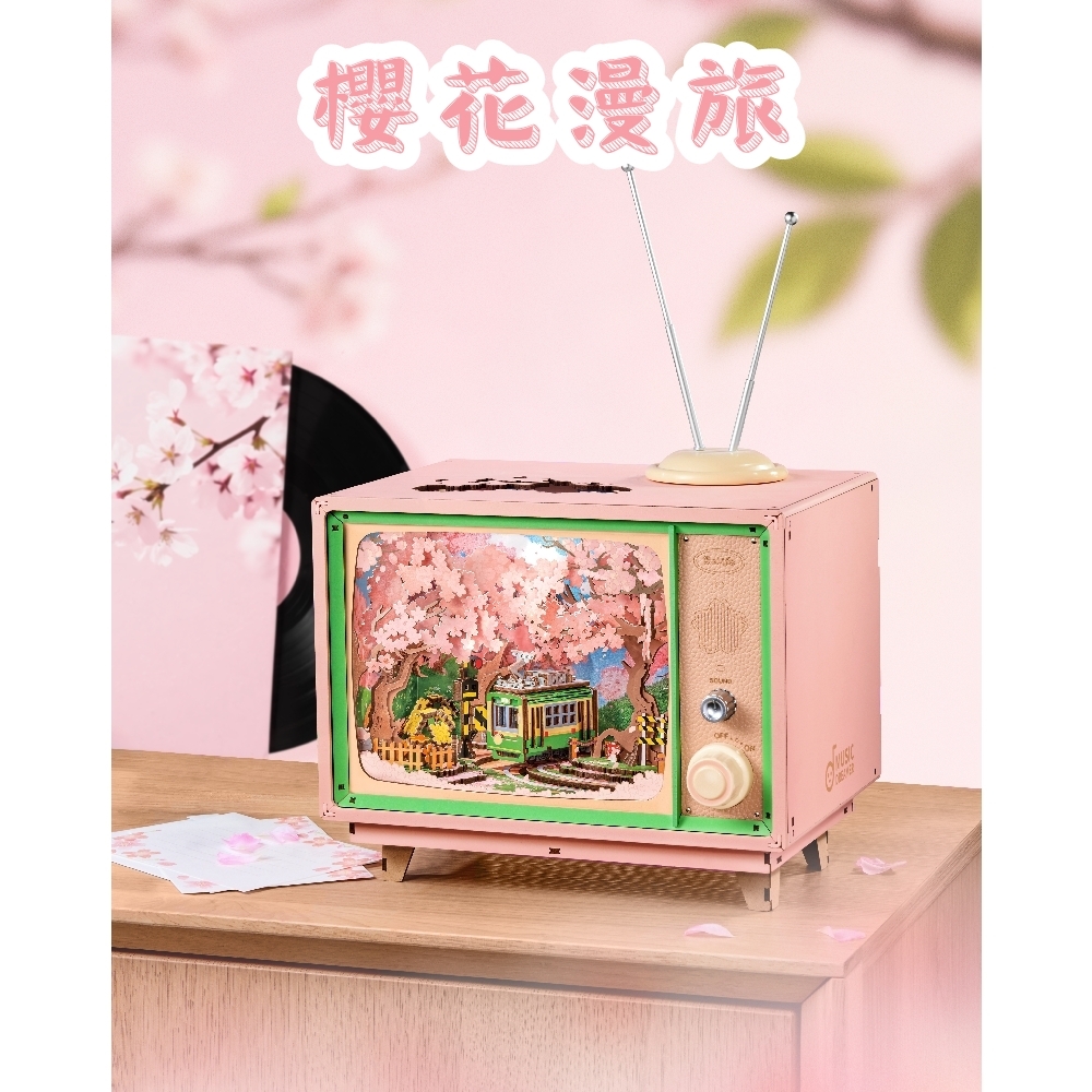 DIY袖珍小屋_【AMT02】Rolife若來_ 櫻花漫旅