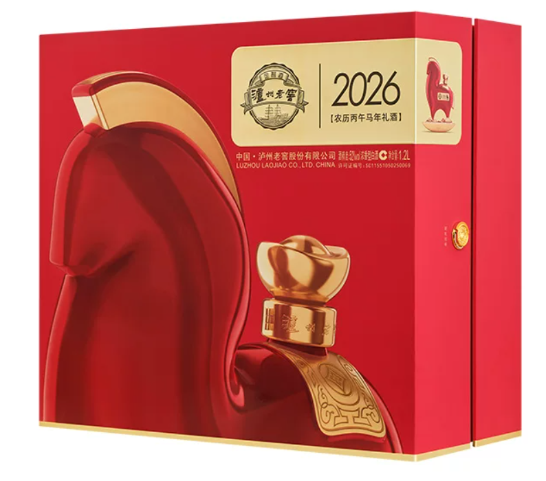 瀘州老窖 2026農曆丙午馬年禮酒 (52%) (1.2L)[禮盒裝]
