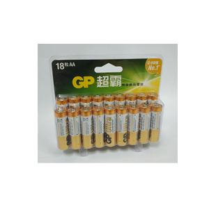 GP 超霸15A (AA) 特強鹼性電池 (18粒裝) 500310158