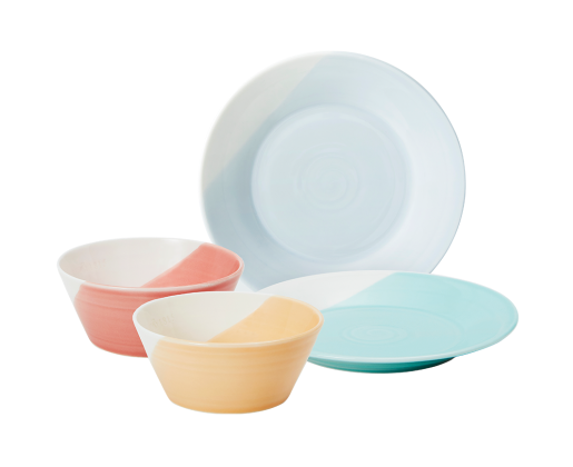 Royal Doulton 西班牙小食碗碟4件套裝*折實滿$599包京東送貨上門*236live