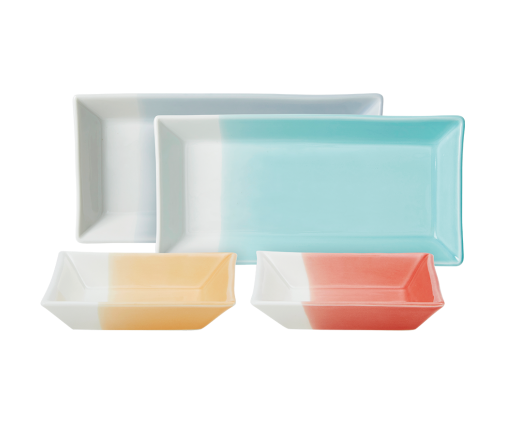 Royal Doulton 和風方碟4件套裝 *折實滿$599包京東送貨上門*236live