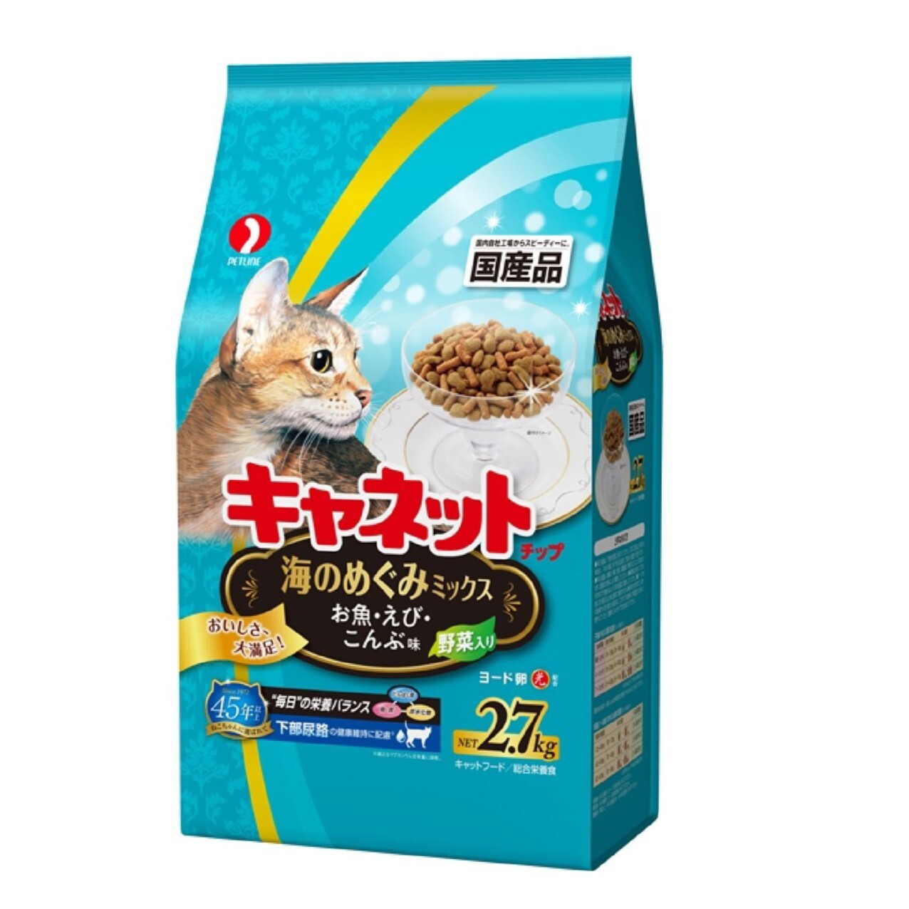 Petline Canet - 海之惠 (魚•蝦•昆布) 貓糧 2.7kg