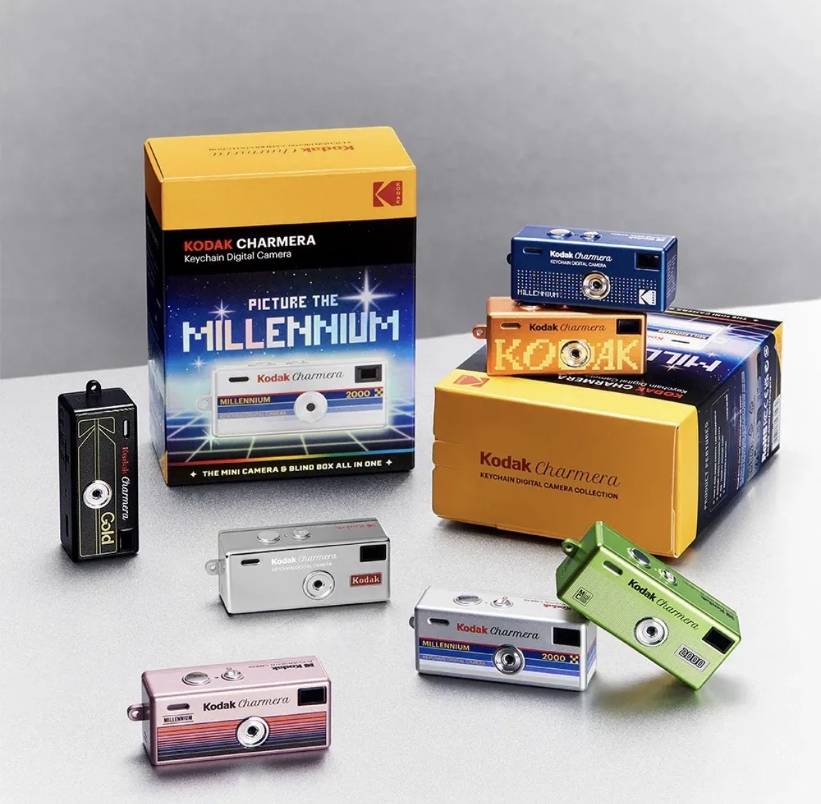 最新款🔥KODAK MILLENNIUM 柯達 千禧版 迷你 數位相機 鑰匙圈 盲盒