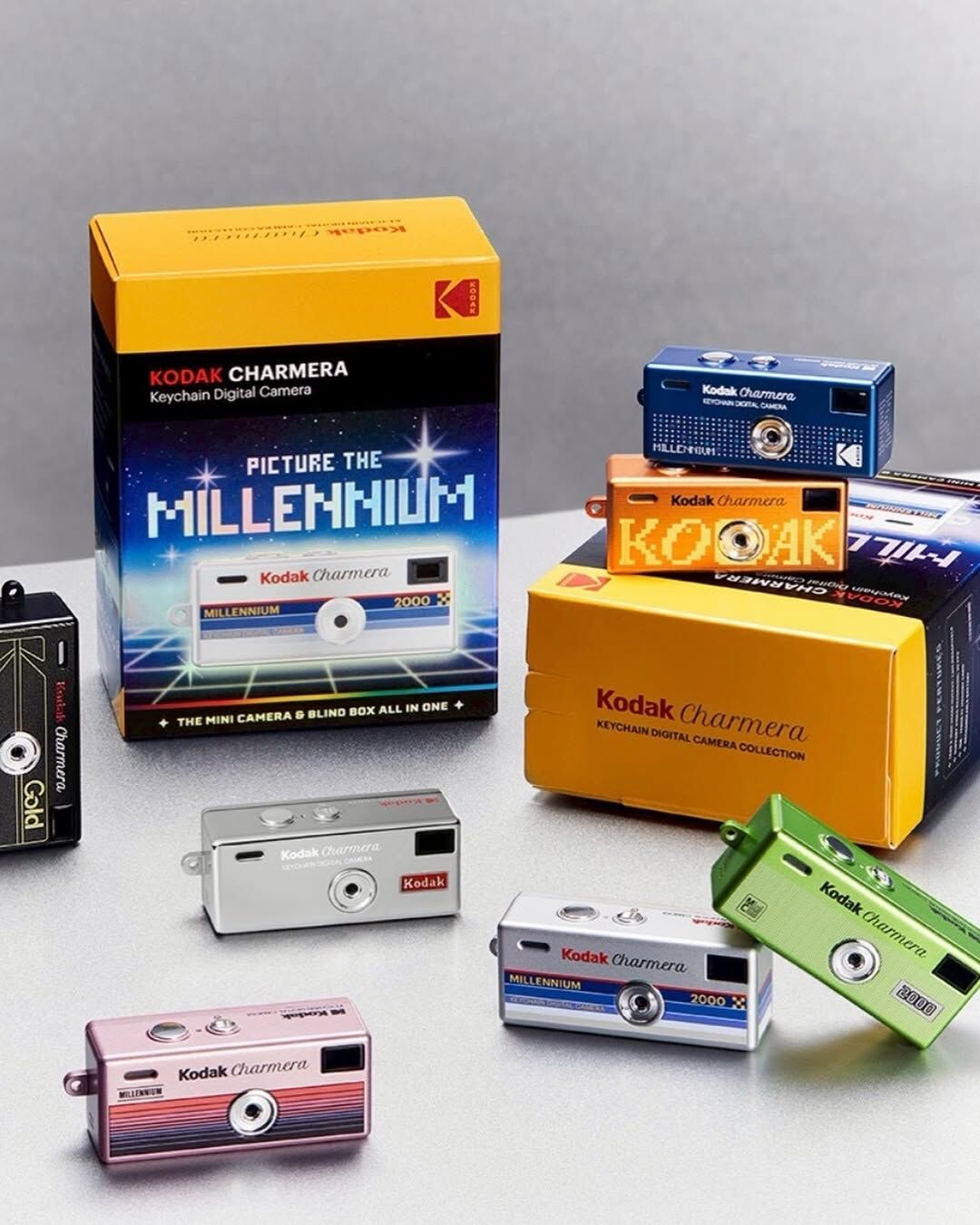 【預購】KODAK 柯達 Charmera 2.0 鑰匙圈 Millennium系列 相機盲盒