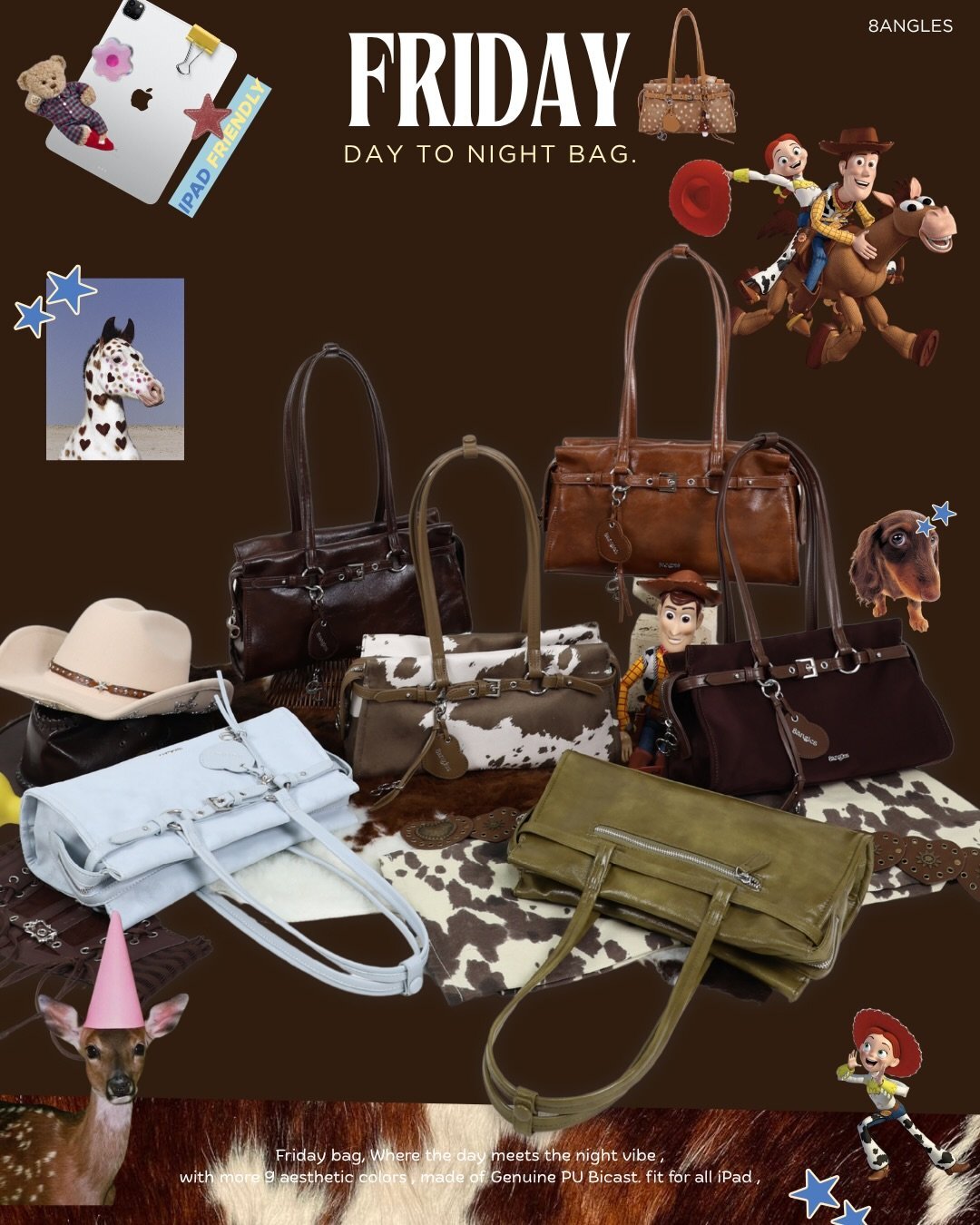 隨時缺貨！泰國人氣小眾品牌 Friday Bag (18 Colours)