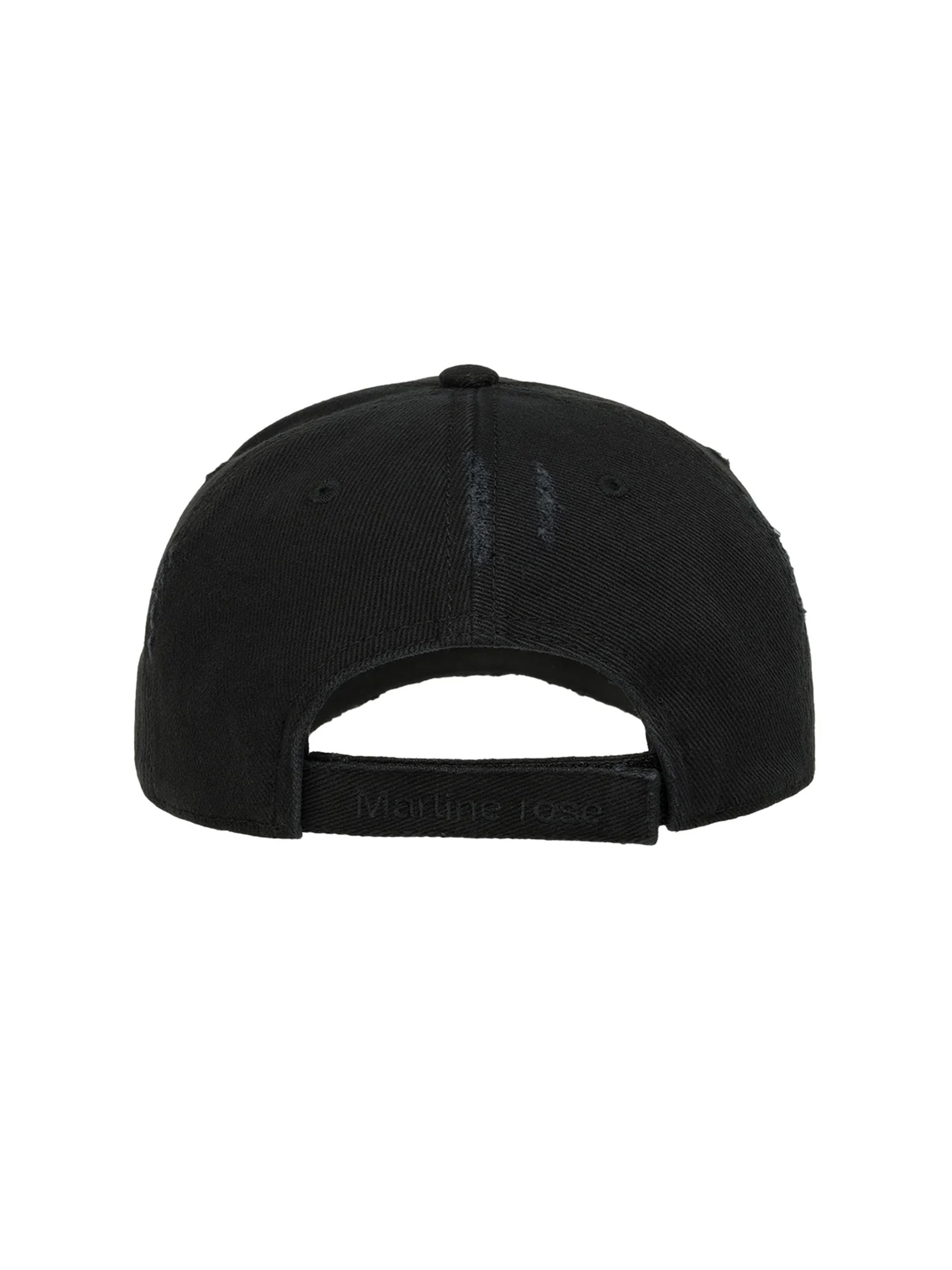 MARTINE ROSE CUT PEAK CAP 棒球帽