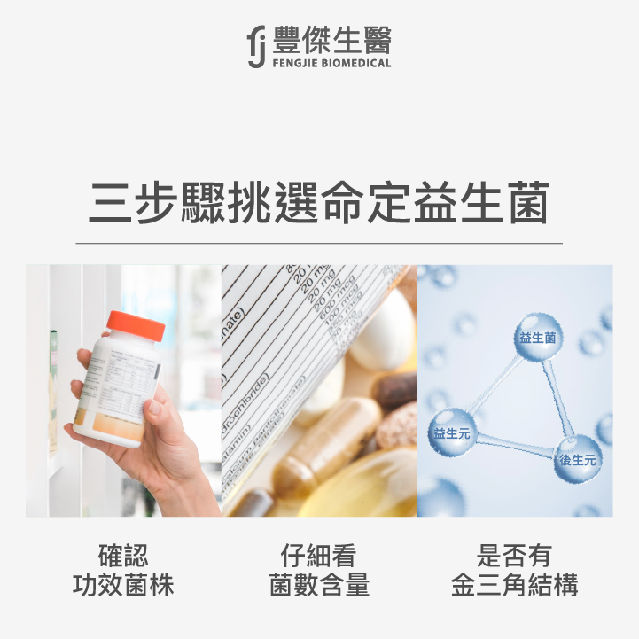 三步驟挑選命定益生菌!