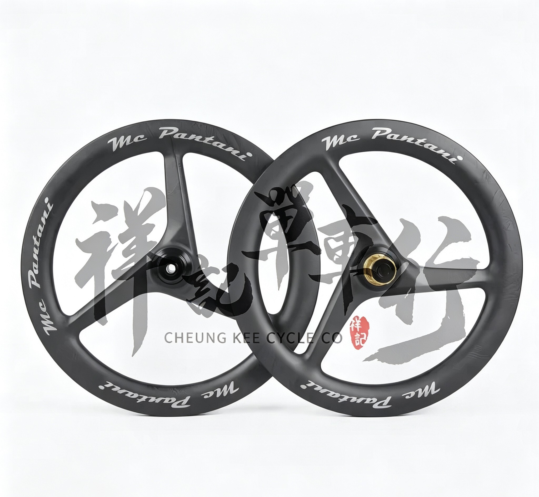 The Mc Pantani Triple Carbon Fiber Wheelset (Thru-Axle Version)