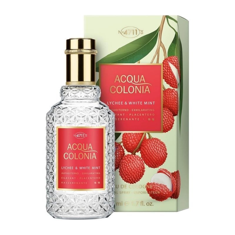 4711 荔枝與白薄荷 甜蜜清新 中性古龍水 50ml (Barcode: 4011700747733)