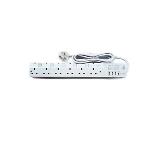 豐業 S664USB 13A 6位獨立燈制排蘇連 3A+1C 500394660