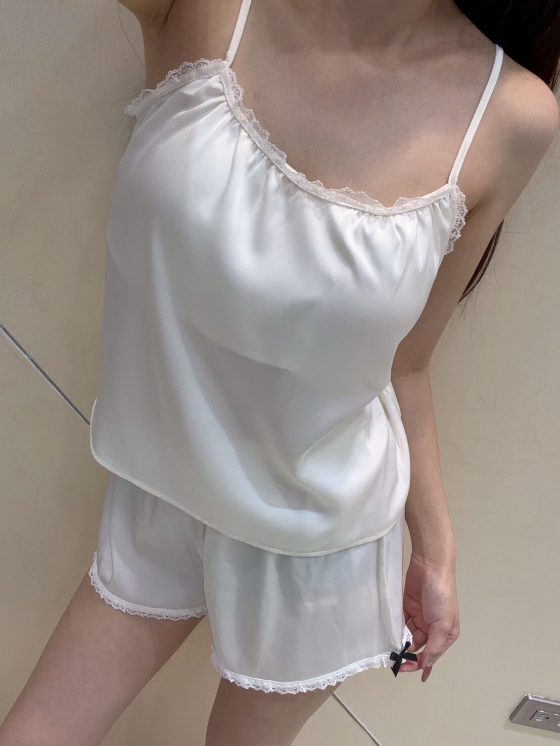 L569溫柔裸感背心睡衣