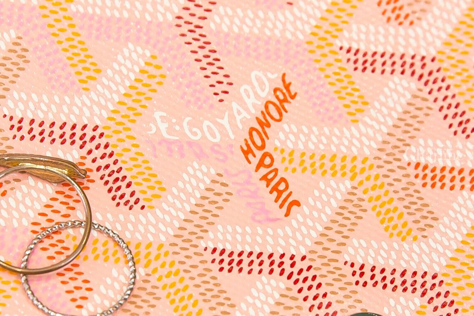 Goyard Plumet Pouch-Wallet Multicoloured 限定色腮紅粉帆布小牛皮肩背包