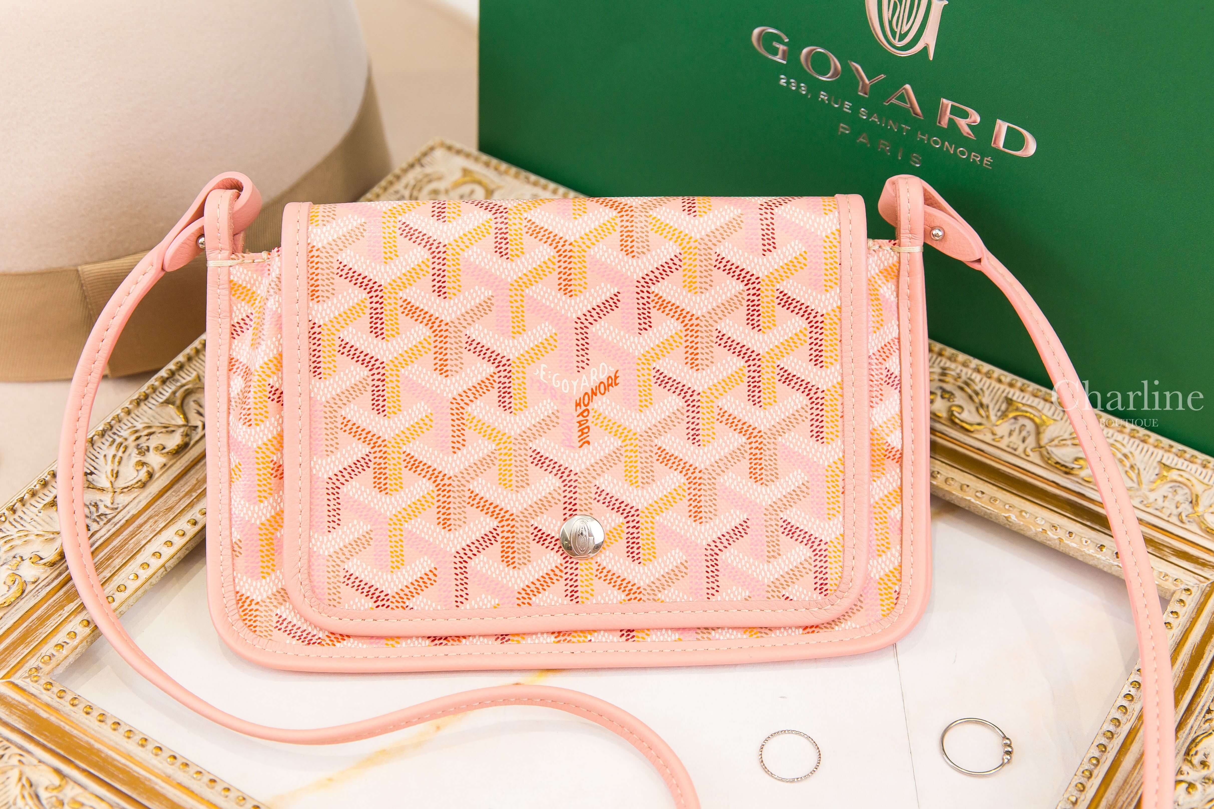 Goyard Plumet Pouch-Wallet Multicoloured 限定色腮紅粉帆布小牛皮肩背包