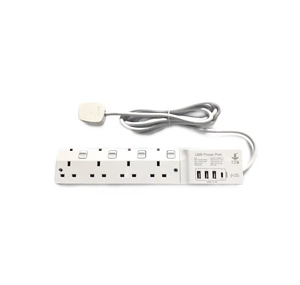 豐業 S644USB 13A 4位獨立燈制排蘇連 3A+1C 500394640