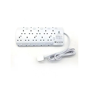 豐業 S910USBCA 13A 10位獨立燈制排蘇連 1A+3C 500393910