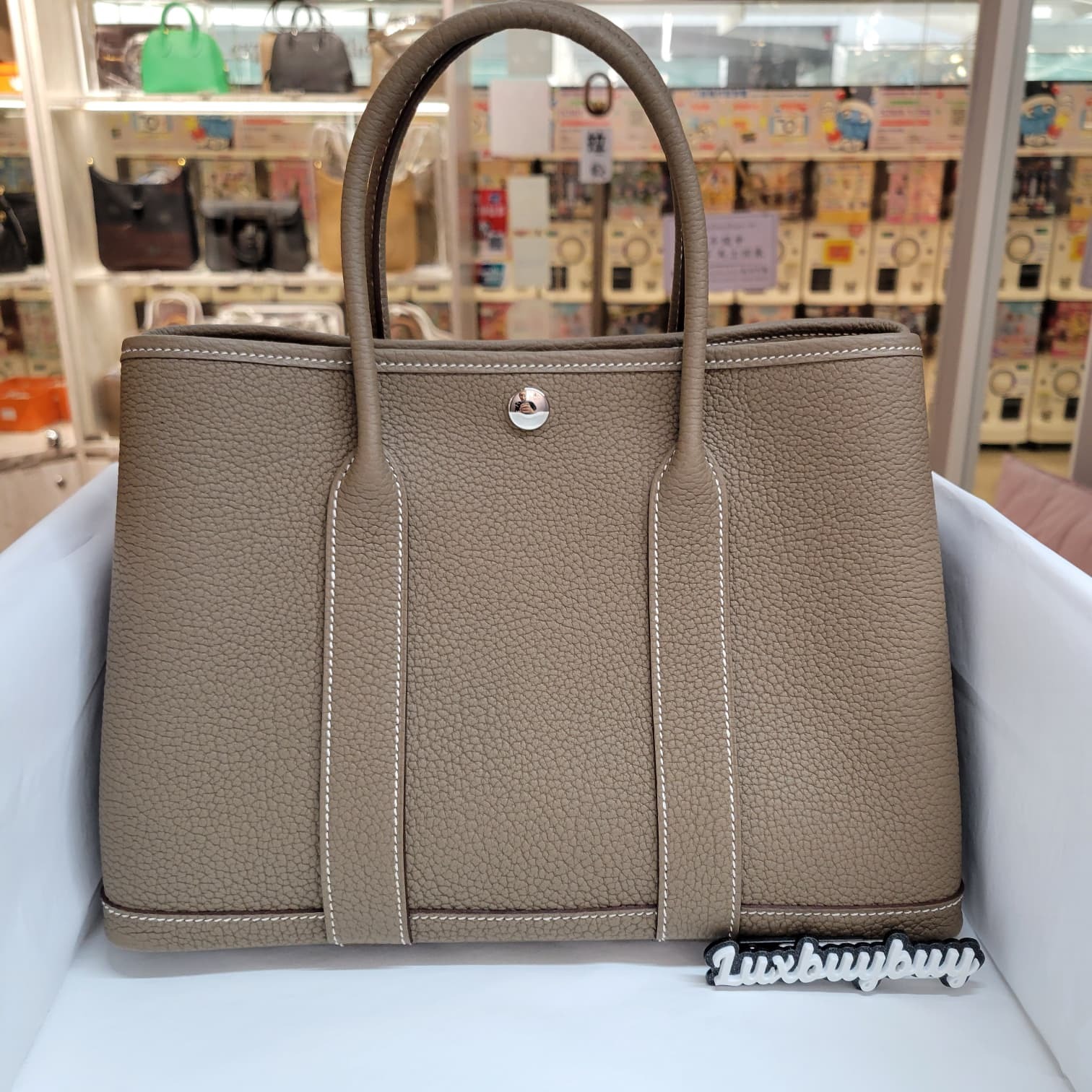 HERMES Garden Party 30 etoupe CK 大象灰
