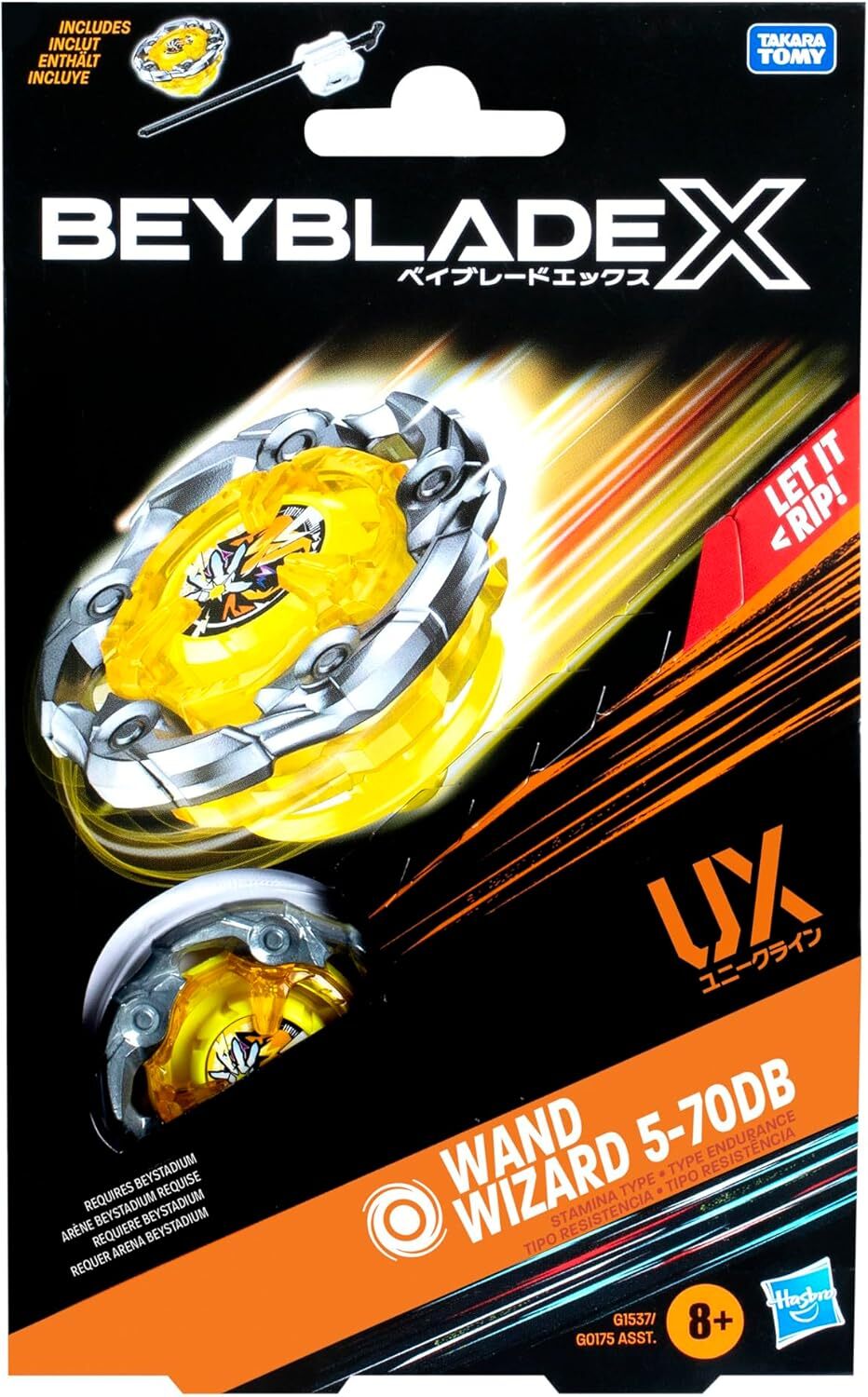 美版 BEYBLADE X 爆旋陀螺 UX-03 魔導神杖 5-70DB