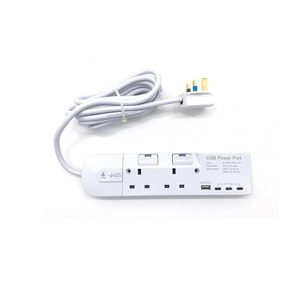 豐業 S324USBCA 13A 2位獨立燈制排蘇連 1A+3C 500393240