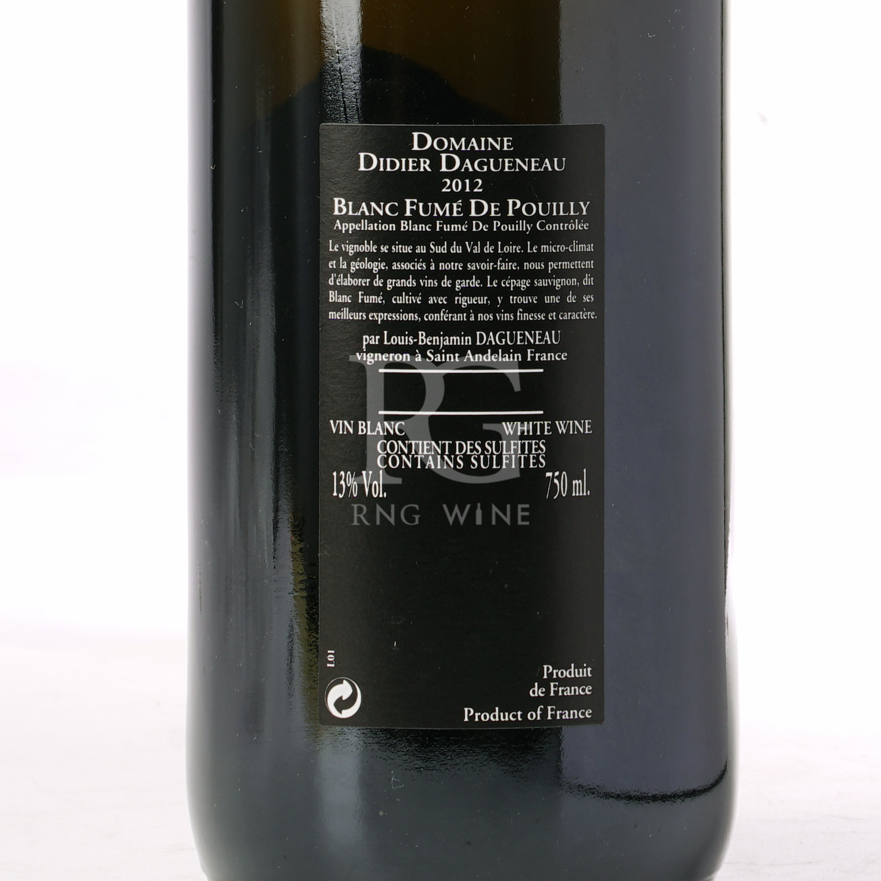Didier Dagueneau Pouilly Fume Silex 2012