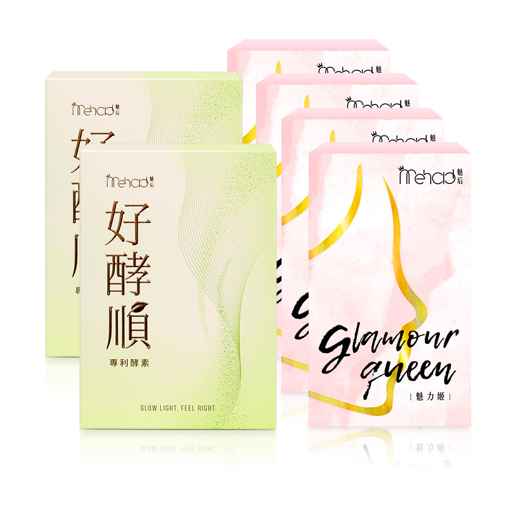(大2+4)好酵順(10包/入) x2+魅力姬(30顆/入) x4