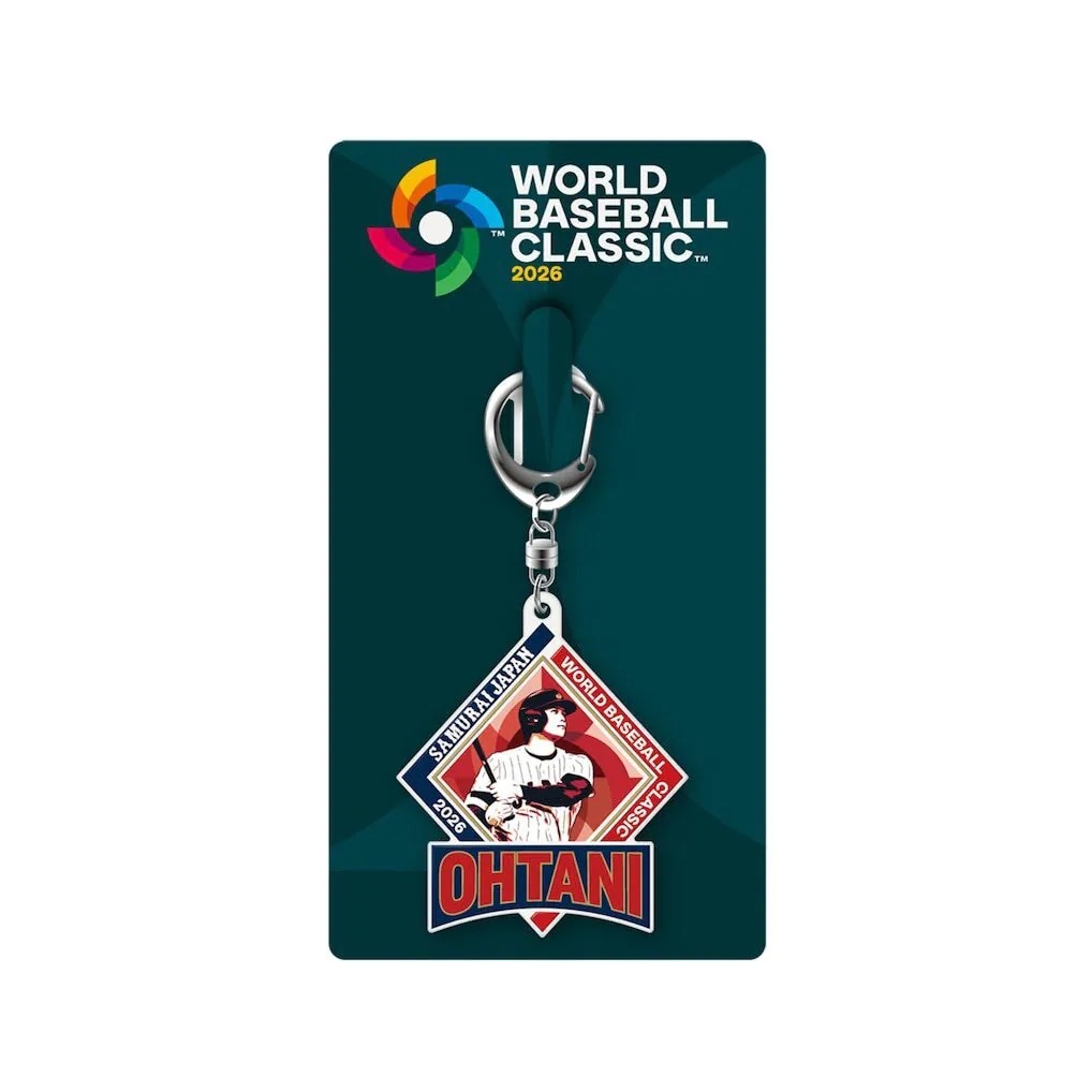 【逢甲 FUZZY】2026 WBC 世界棒球經典賽 大谷翔平 投球 方形 鑰匙圈  週邊小物
