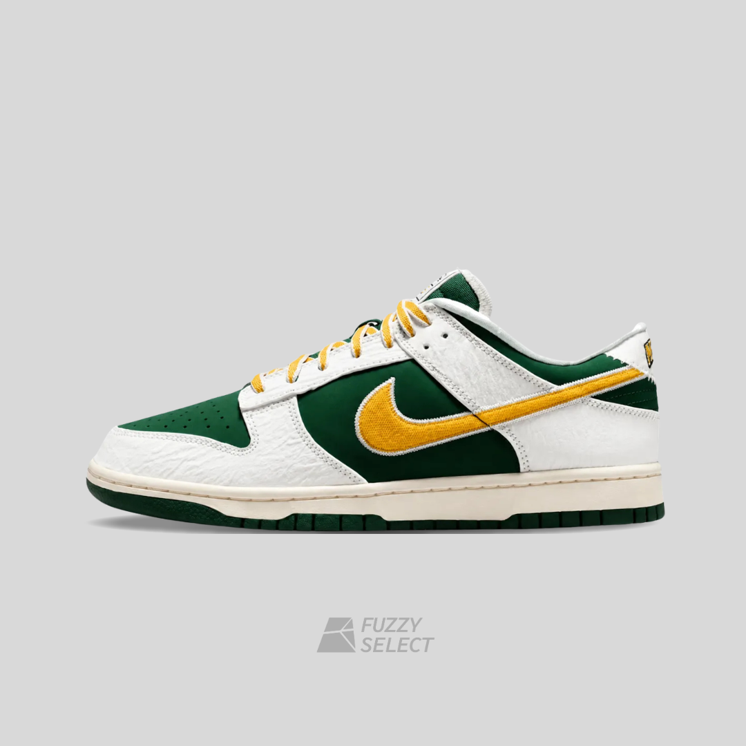 【逢甲 FUZZY】Nike Dunk Low "Fir University Gold" 白綠黃 IM4413-100