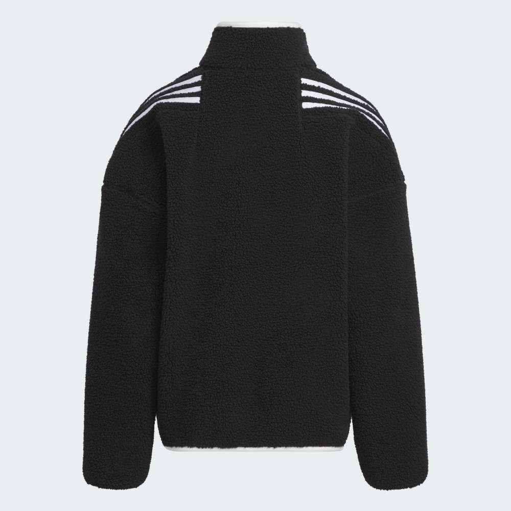 ADIDAS 外套 SPORTSWEAR 黑色 搖粒絨 夾克外套 兒童 JI6158