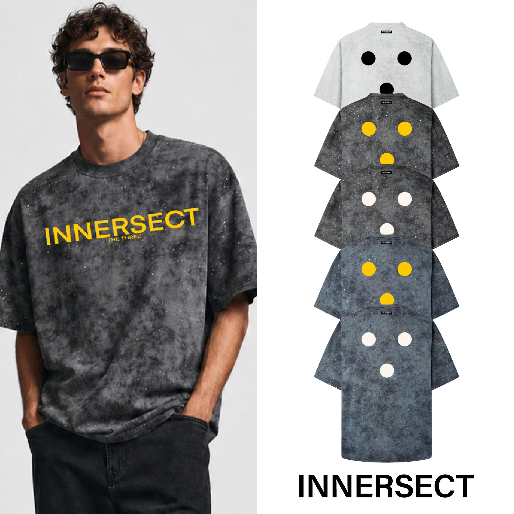 INNERSECT 三生萬物 LOGO 星空 宇宙 陳冠希 Clot FOG ESSENTIALS 26年新款 短袖 短Tee 男女休閒上衣 IN26H6DX108