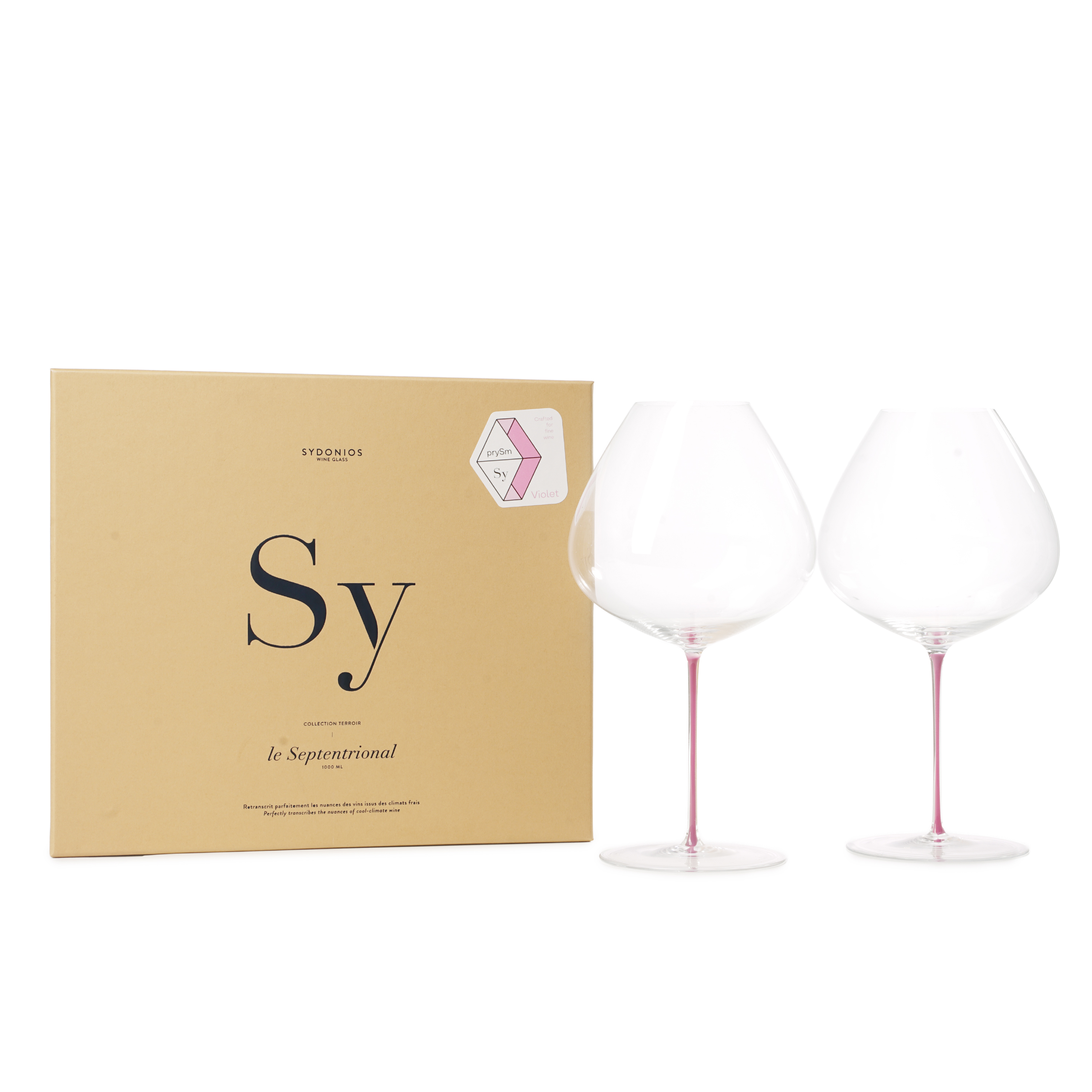 Sydonios Septentrional Glass 1000ml Box of 2 (Violet)