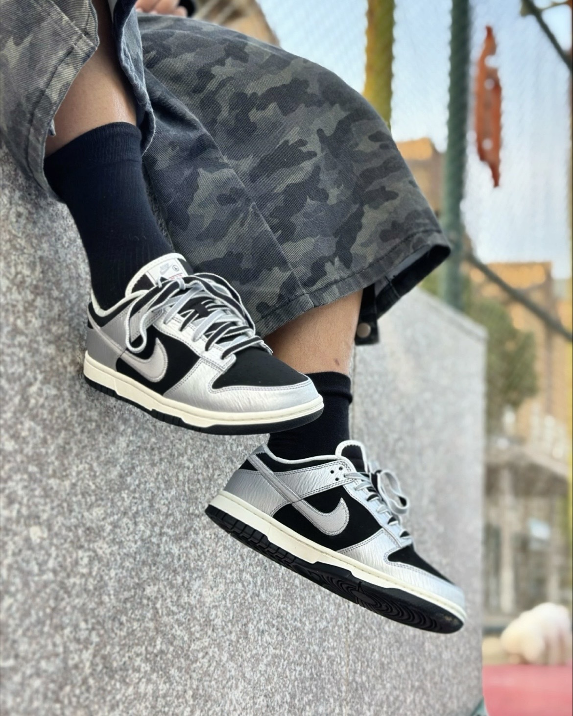 【逢甲 FUZZY】Nike Dunk Low "Metallic Silver" 銀黑 國外限定 IM4413-001