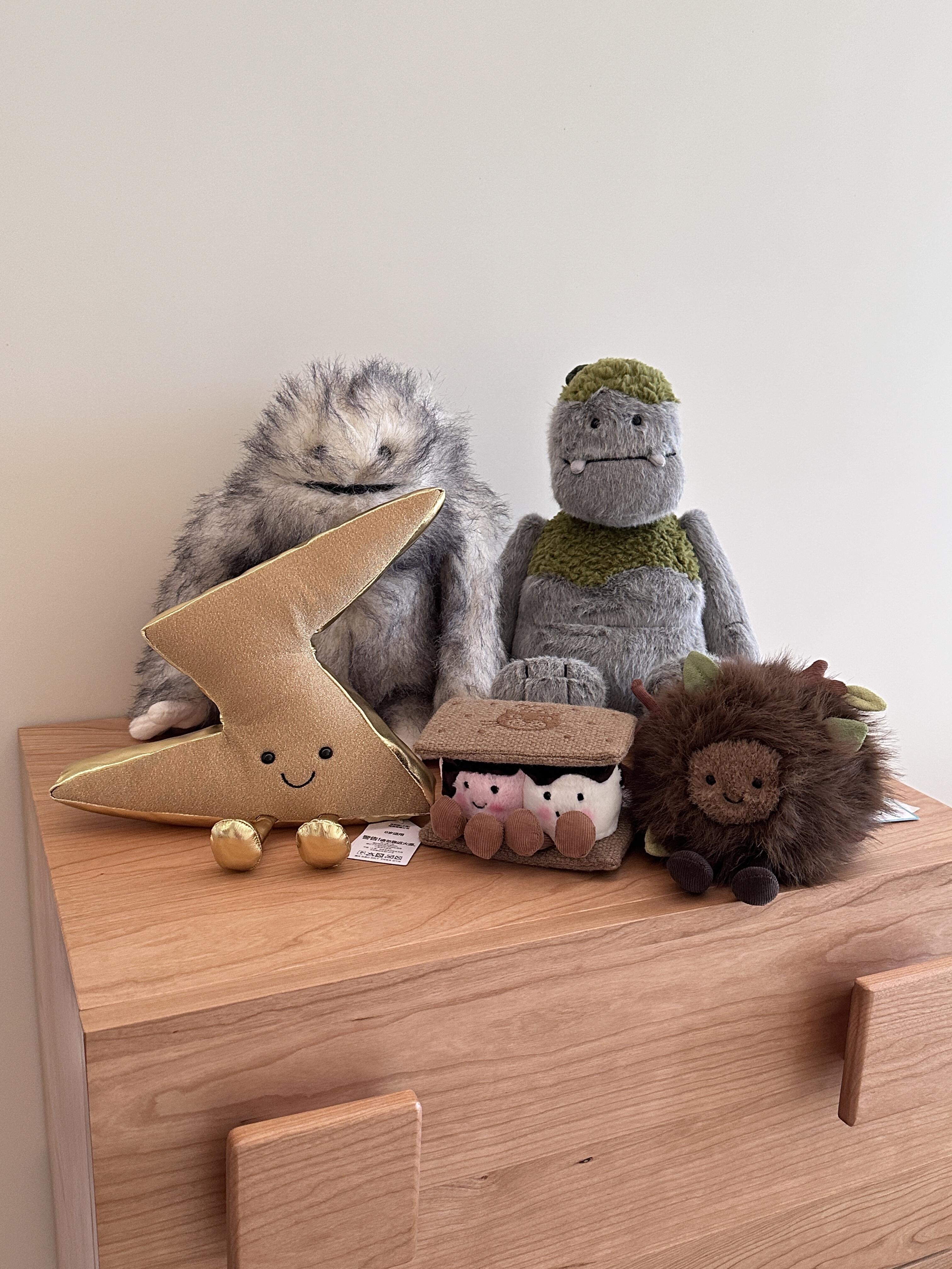 【預購】Jellycat 2026新品 Amuseables 森林系列 小精靈 雪怪 樹精 閃電 石頭人 浣熊 棉花糖 夾心餅乾 娃娃