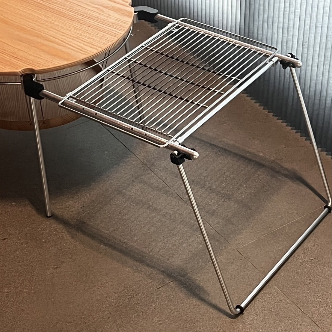 hxo Design 多功能延伸桌架 適用 圓桌- 鋁原色 / 二單位