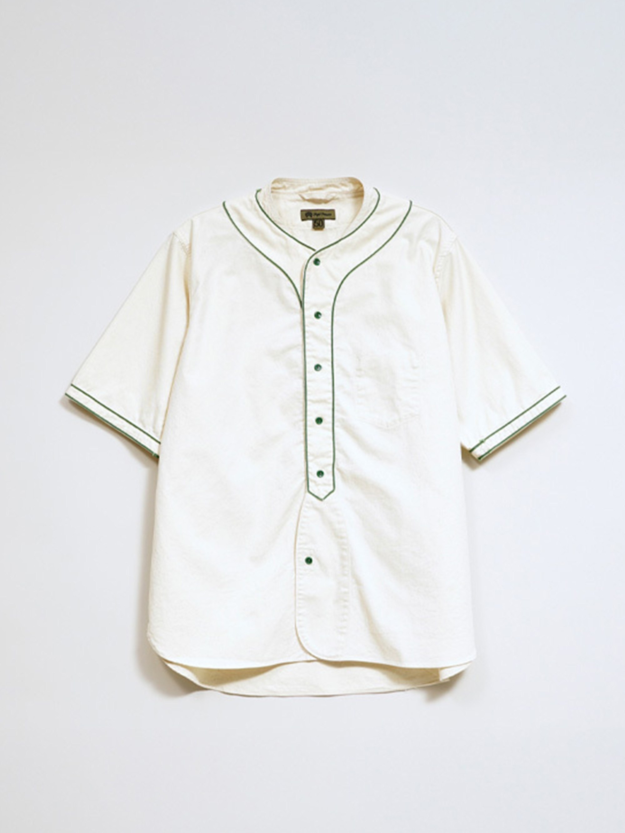 NIGEL CABOURN BASEBALL SH S/S COTTON TWILL 棒球衫
