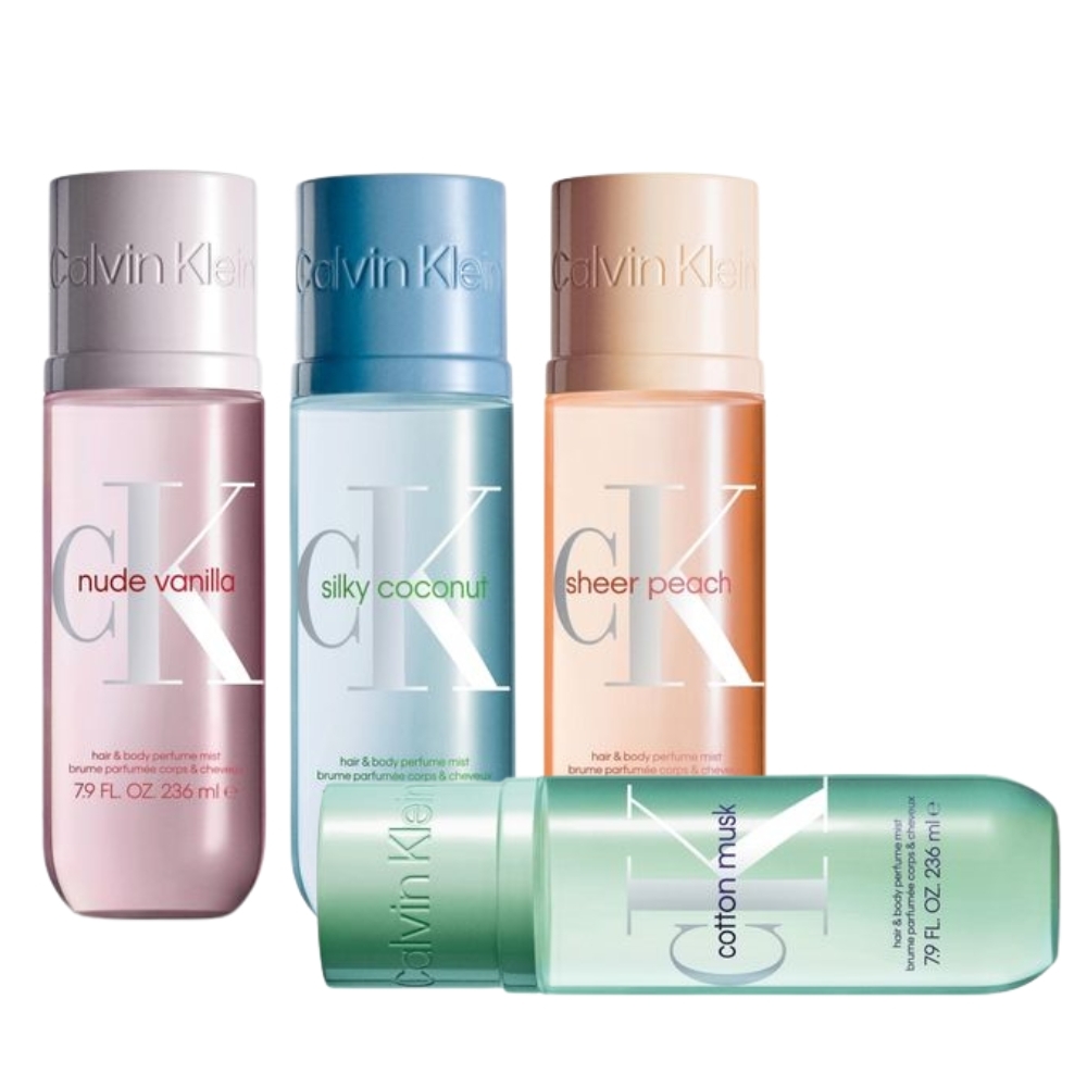 Calvin Klein CK 棉語麝香 / 微裸香草 / 清柔椰光 / 輕柔果蜜 236ml 髮香噴霧 - 任選