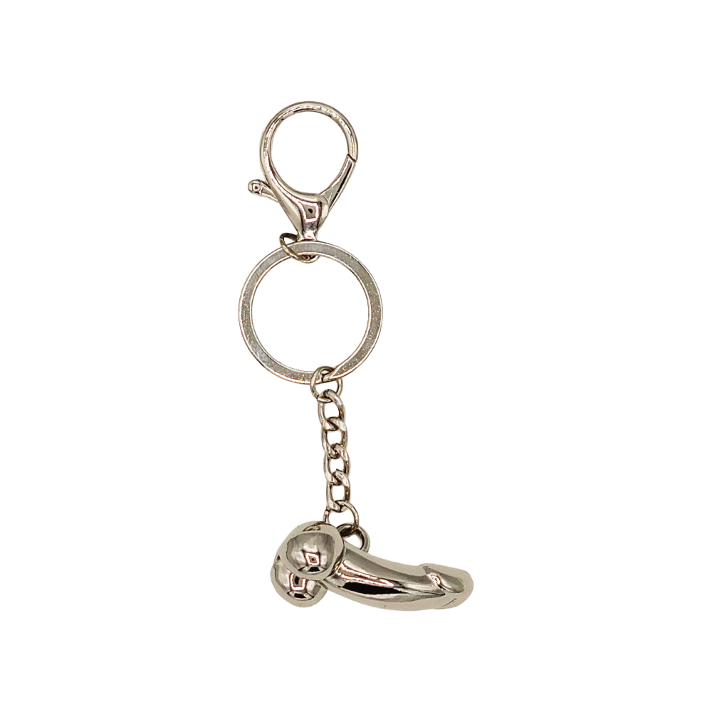 Liebe Seele Dildo-Shaped Metal Keychain
