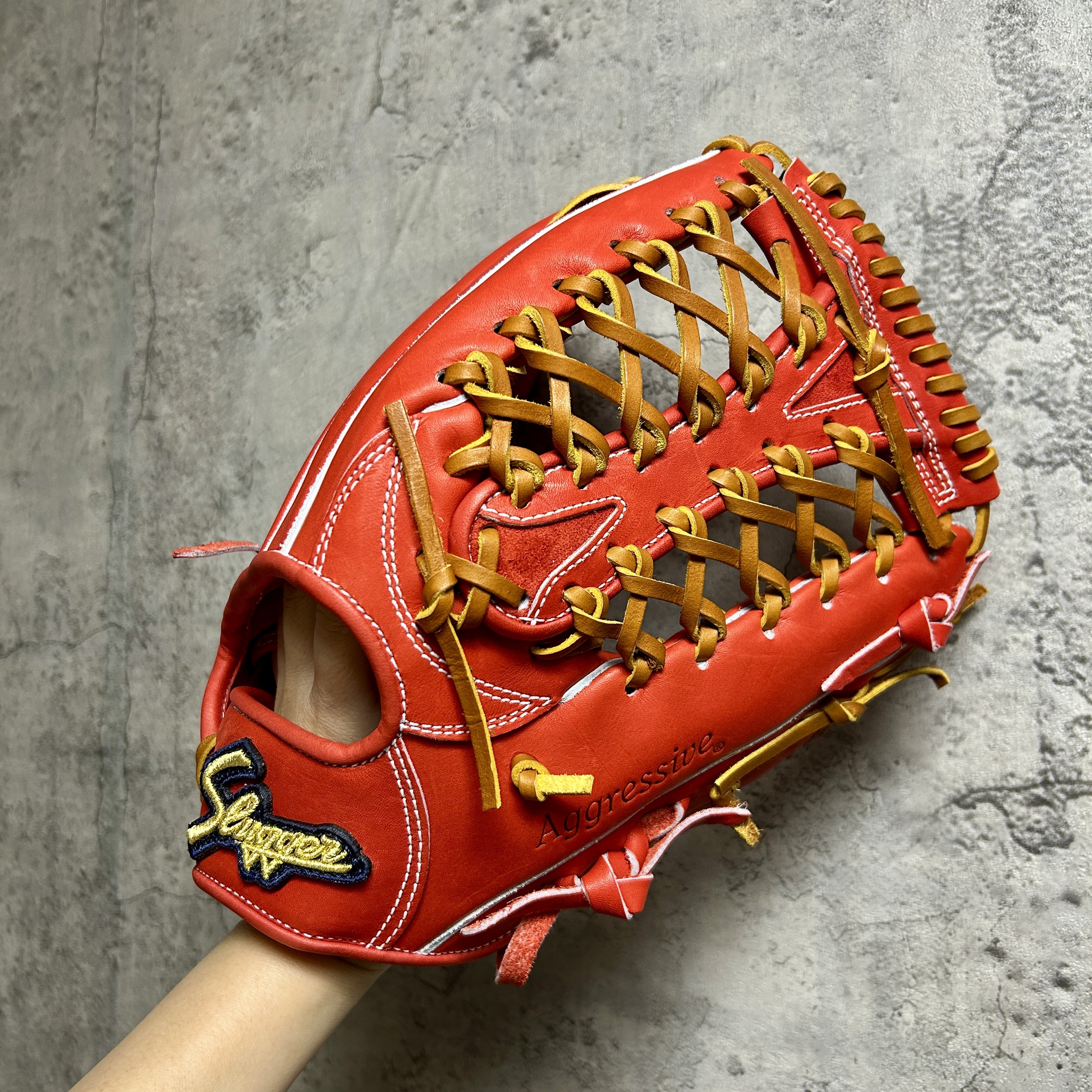 約12.2吋 久保田Slugger 硬式 小さめ 外野 手套 KSG-SPB