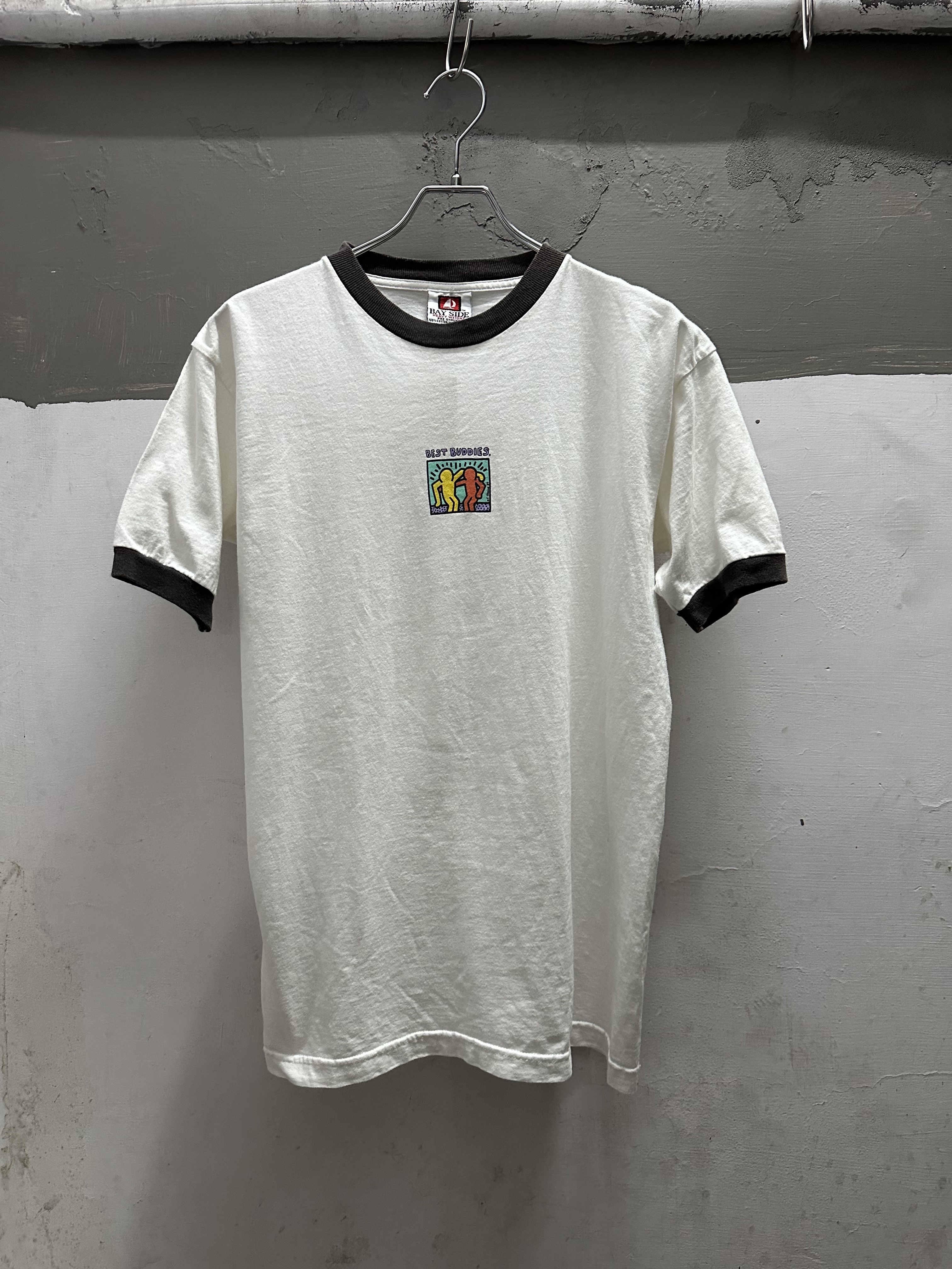 90‘s Keith Haring  Ringer T-Shirt (MADE IN USA)